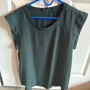 Sweet Rain Green Boxy Blouse Relaxed Fit